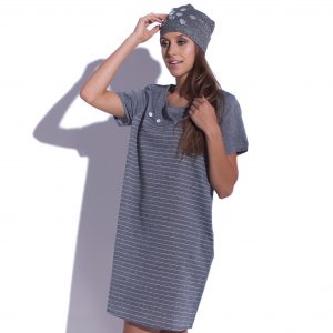 robe mini de lin Grey Matter